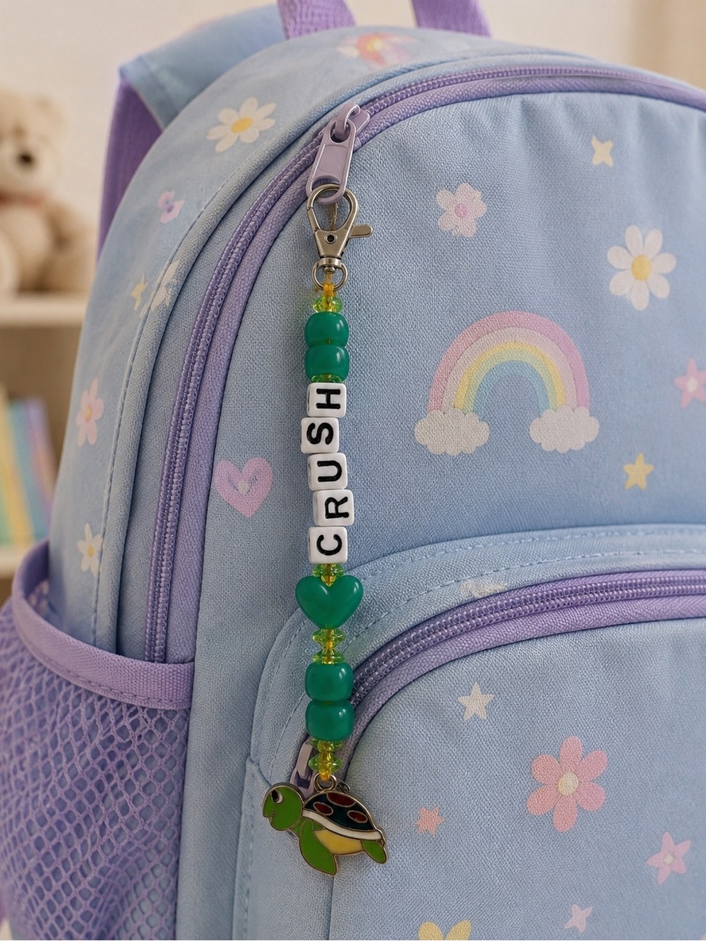 Crush Turtle Backpack Charm